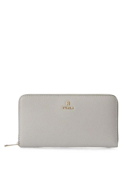 Furla Gray Camelia Zip-Around Xl Wallet