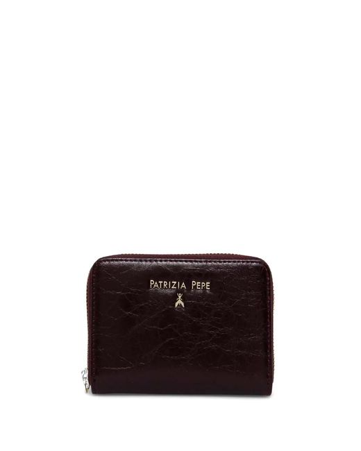 Patrizia Pepe Purple Logo-Lettering Wallet