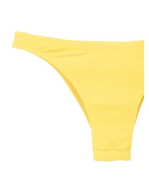 Amir Slama Yellow Off The Shoulder Bikini Set