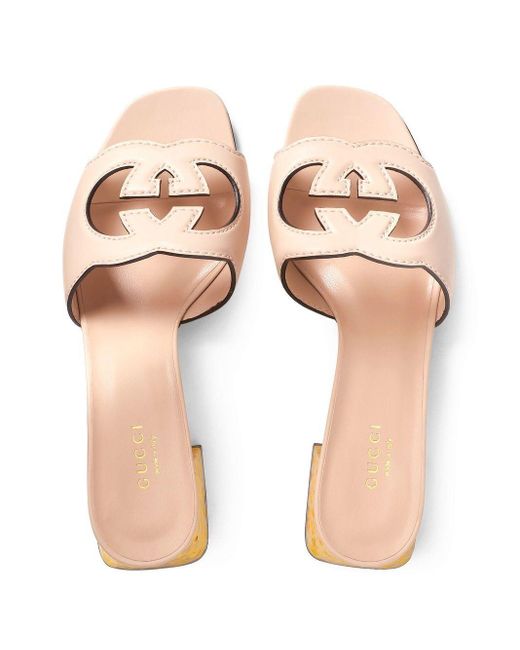 Gucci Interlocking G Cut-out Leather 