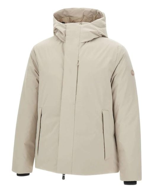 Save The Duck Natural Logo-Patch Padded Jacket for men