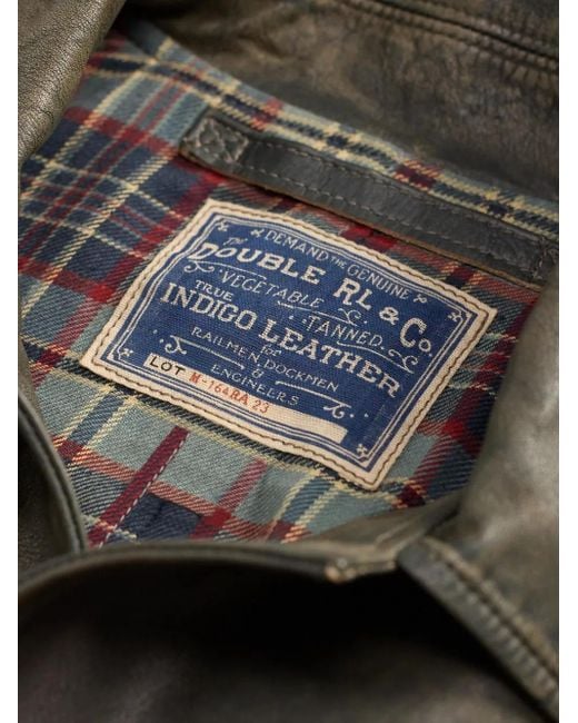 メンズ RRL ダメージ ジャケット Green