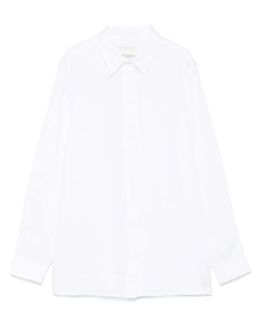 Riviera リネンシャツ White