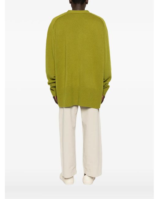 Extreme Cashmere Green Taurus Pocket Cardigan