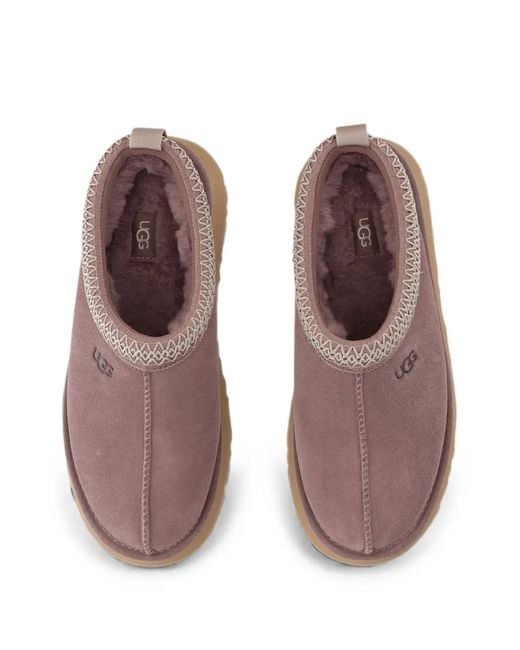 Ugg Brown Tasman Platform Slippers