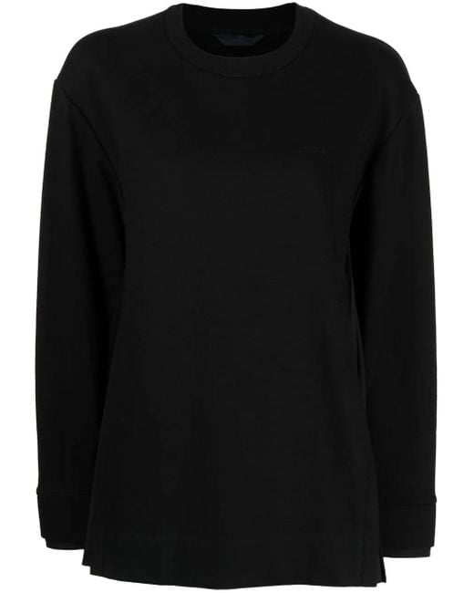 Juun.J Black Crew-Neck Knitted Jumper
