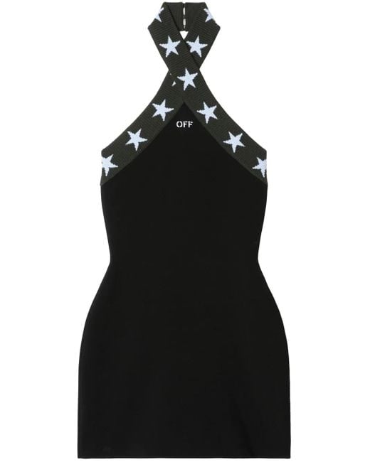 Off-White c/o Virgil Abloh Black Star Mini Dress