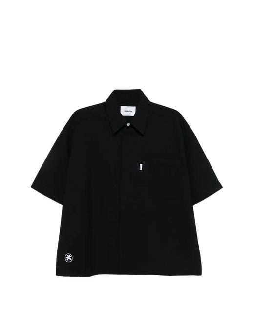 Bonsai Black Chest-Pocket Shirt for men