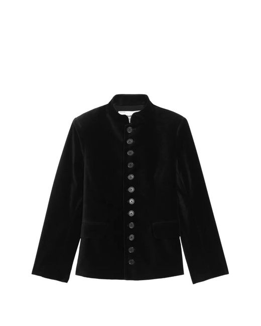 Zadig & Voltaire Black Vallo Velvet Jacket