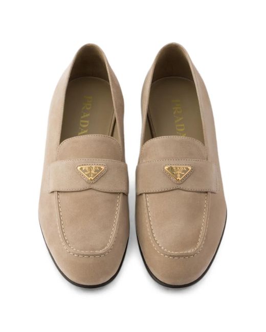 Prada Multicolor Suede Loafers