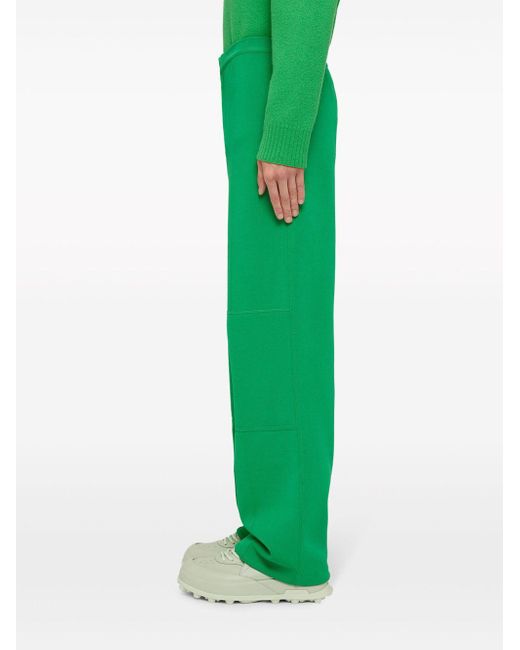 Jil Sander Green Straight-leg Trousers for men