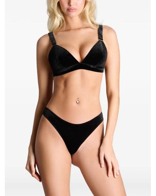 Maison Close Black String Rococo X Scandale