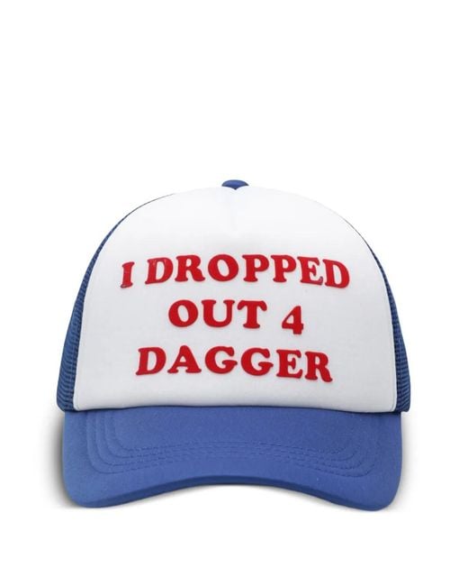 DAGGER Red Drop Out Mesh-Panel Cap for men