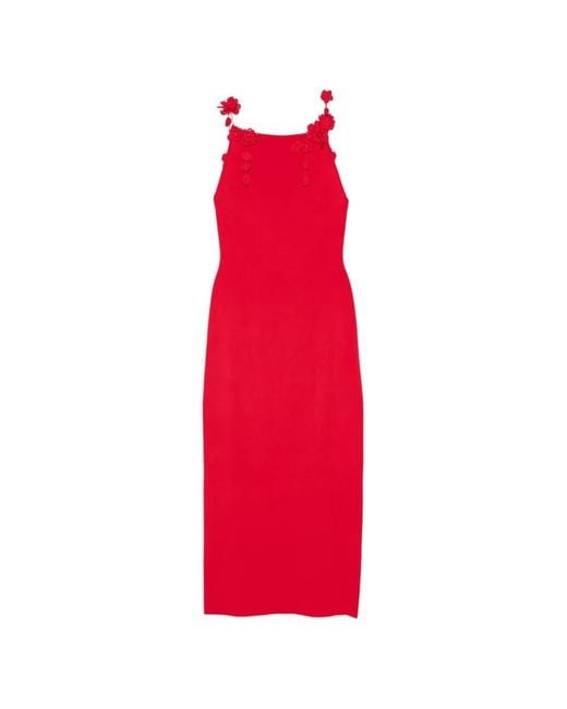 Cult Gaia Red Giuliana Midi Dress
