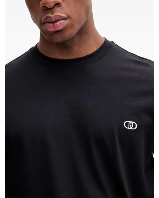 Liu Jo Black Logo T-Shirt for men