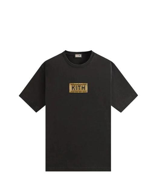 Kith Black X Marvel Thanos-Print T-Shirt for men
