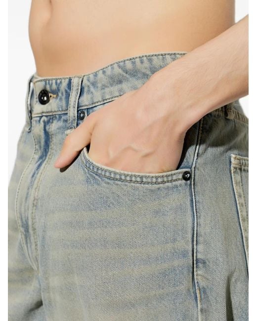 Rag & Bone Straight Jeans in het Green voor heren