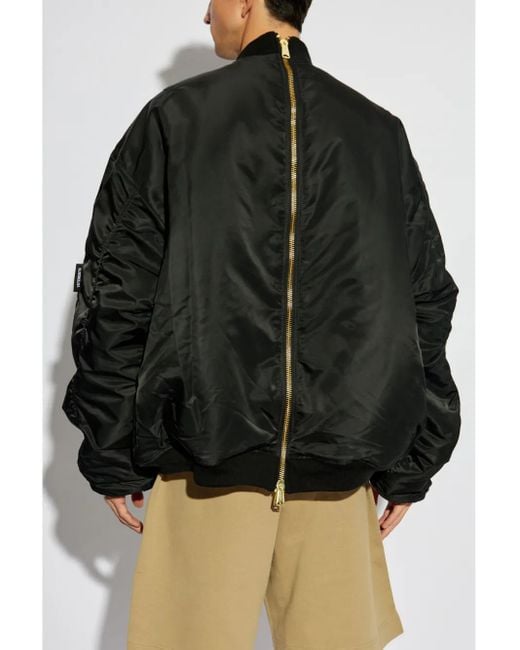Vetements Black X Alpha Industries Reversible Bomber Jacket for men