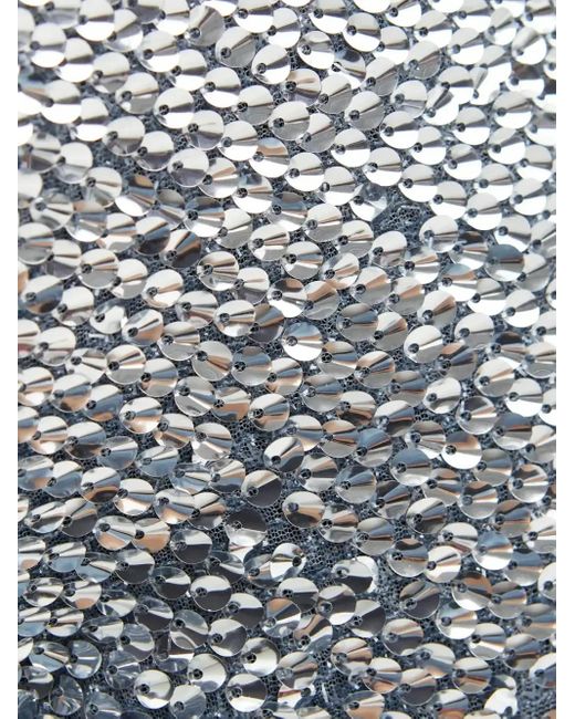 16Arlington Gray Sequin Split Trousers