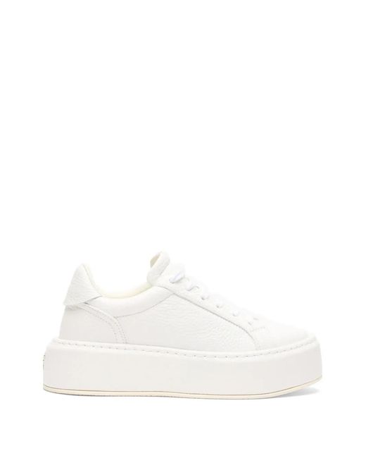 Casadei White Platform Sneakers