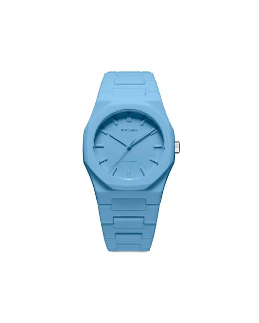Reloj Polycarbon de 37 mm D1 Milano de color Blue