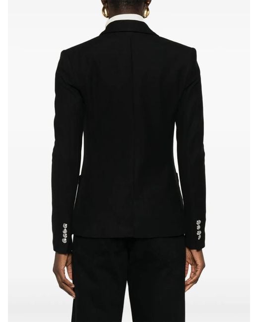 Ralph Lauren Black Single-Breasted Lined Blazer