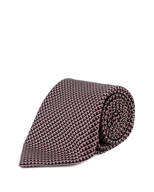Tom Ford Purple Patterned Tie for men
