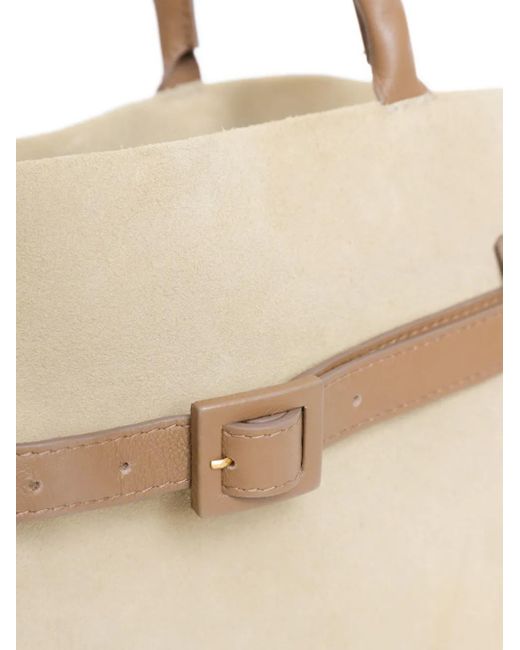 Sarah Chofakian スエード トートバッグ Natural