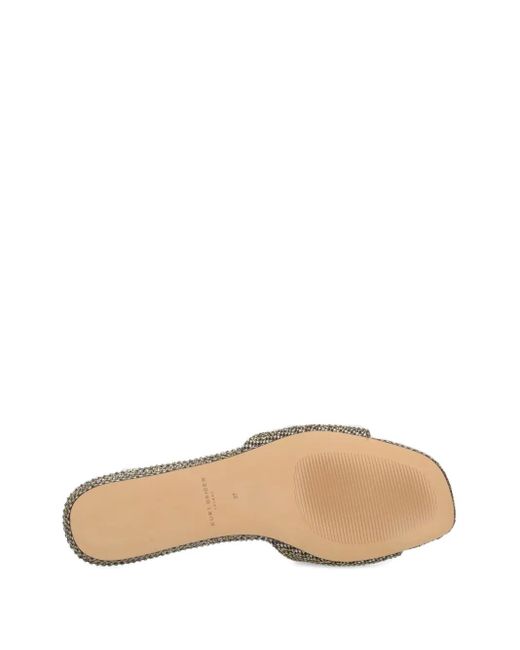 Kurt Geiger Natural Verzierte Pantoletten