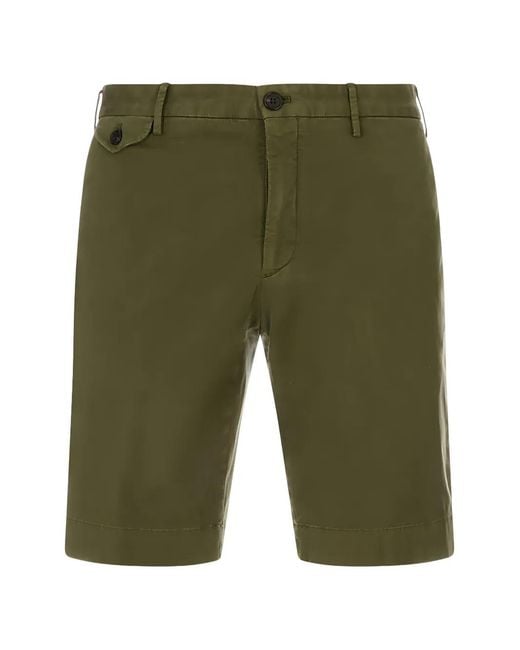 Incotex Green Pattern 30 Shorts for men