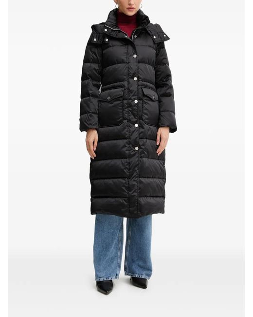 Liu Jo Black Hooded Padded Coat