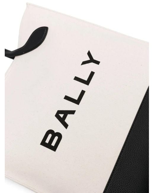 Bally Natural Bar Keep On Cotton Tote Bag