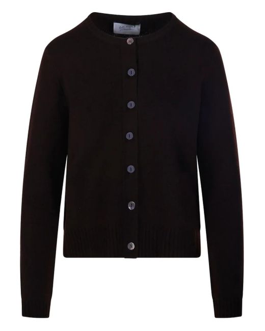 Be You Black Buttoned Cardigan