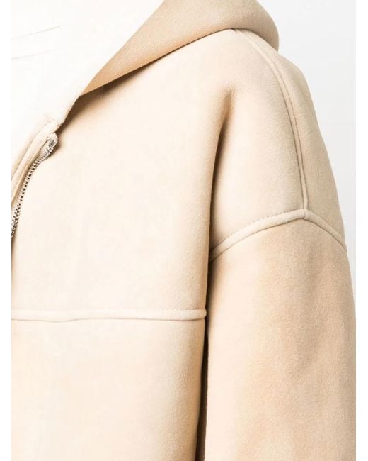Chaqueta con cremallera DSquared² de color Natural