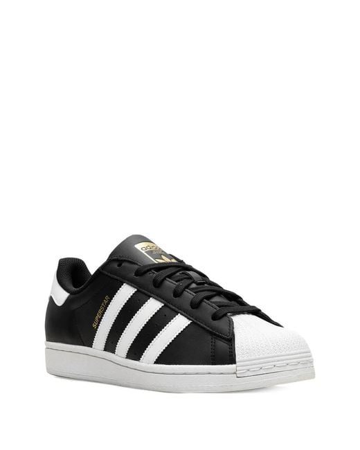 Adidas Black Superstar Sneakers for men