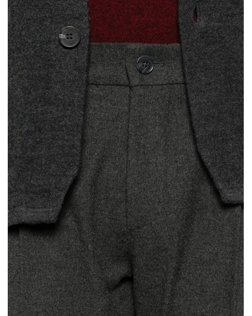 Marc O' Polo Gray Osby Pleated Trousers for men