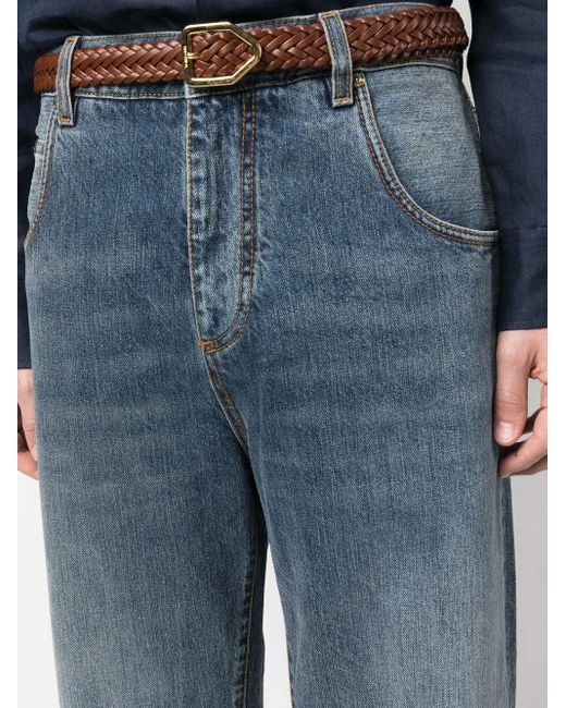 Etro Blue Denim Cotton Jeans for men