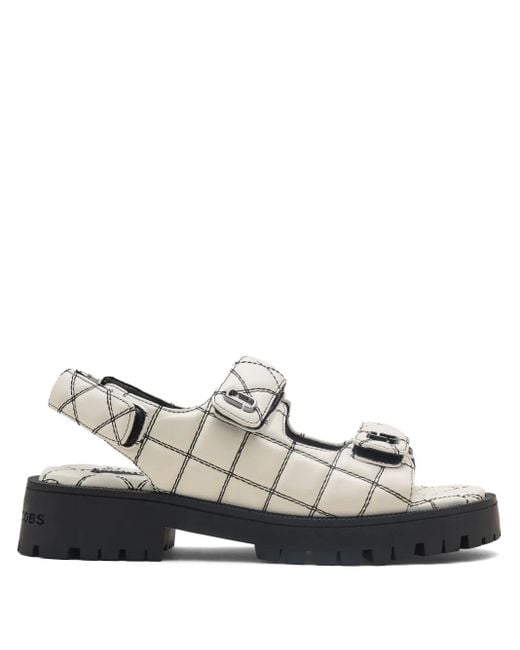 Marc Jacobs White Flat Sandals