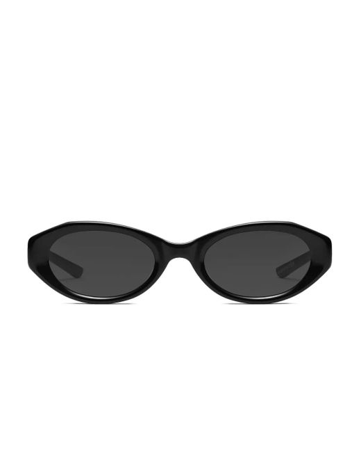 メンズ Maison Margiela X Gentle Monster オーバルフレーム サングラス Black