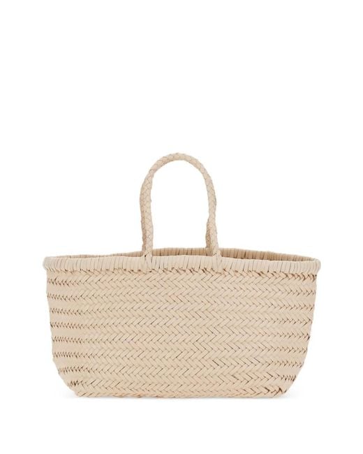 Dragon Diffusion Natural Woven-Design Tote Bag