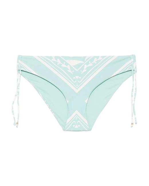 Twinset Bikinislip Met Print in het Blue