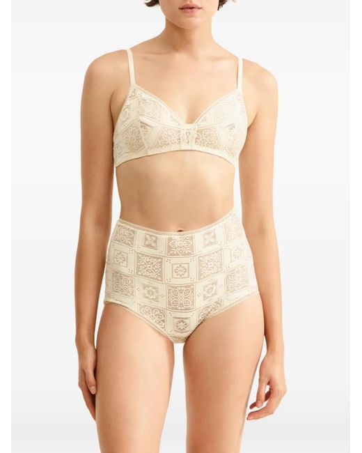 Eres Natural Mosaic Wireless Triangle Bra