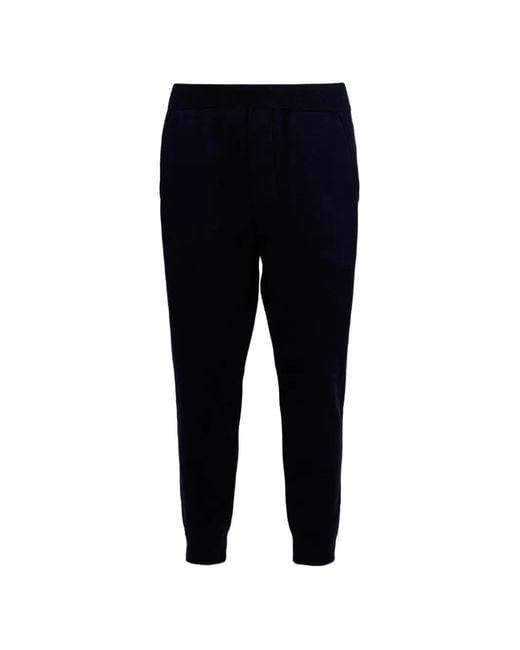 DSquared² Blue Metal D2 Upside Down Knit Pants for men