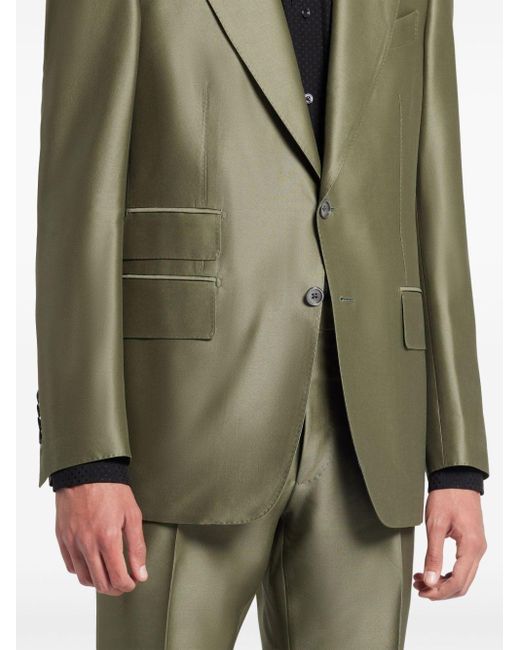 Costume à veste à simple boutonnage Tom Ford pour homme en coloris Green