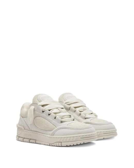 Axel Arigato White Area Loop Suede Sneakers