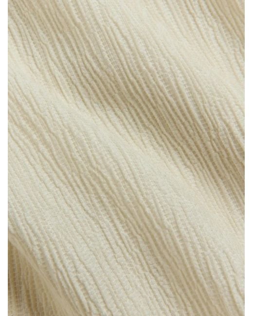 KROST White Textured Camp Shirt for men