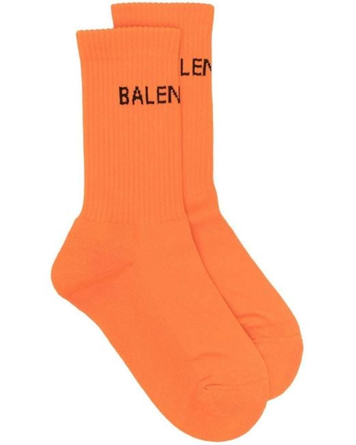 balenciaga sock shoes orange
