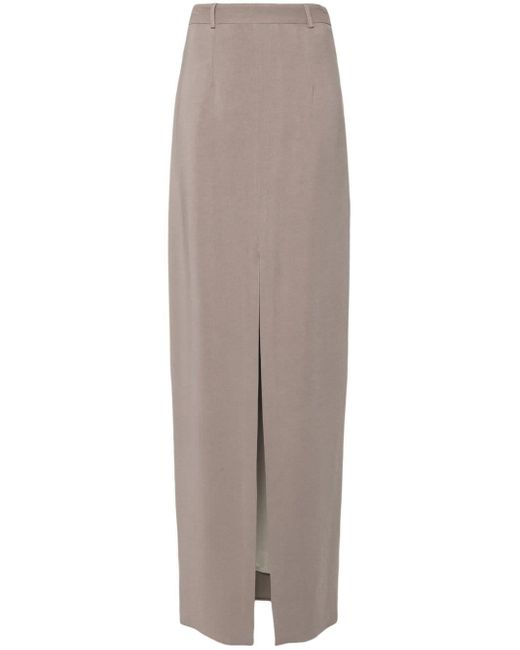 Styland Gray Dart-detail Skirt