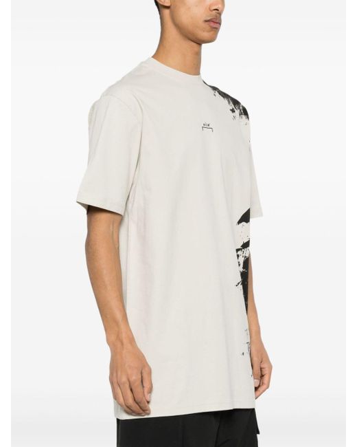 T-shirt Brushstroke di A_COLD_WALL* in White da Uomo