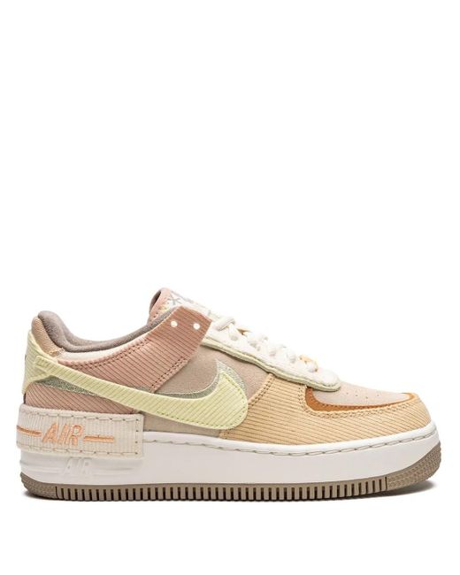 Nike Natural Af1 Shadow "Coconut Milk/Citron Tint" Sneakers